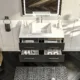 Totti Wave 36" Espresso Modern Bathroom Vanity with Super White Man-Made Stone Top & Sink-EVVN147-36ES - Image 3
