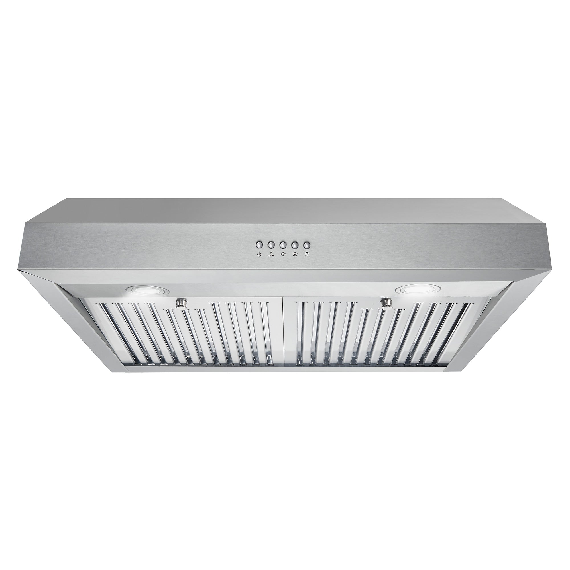 images Cosmo 30" Ducted Under Cabinet Range Hood in Stainless Steel with LED Lighting and Permanent Filters UC30 - Image 1