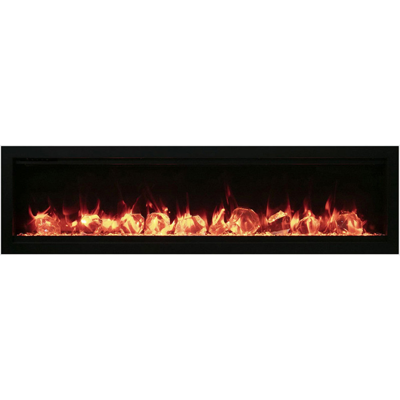 images Amantii Symmetry 74" Smart Electric Fireplace - SYM-74 - Image 1
