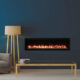 Amantii Symmetry 74" Smart Electric Fireplace - SYM-74 - Image 5