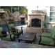 American Fyre Designs 16'' Radiused Bullnose Mariposa Outdoor Vented Fireplace  073-01-N-CB-LBC - Image 5