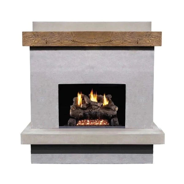 images American Fyre Designs Brooklyn Smooth Fireplace 060-CG-N-SP-LBC - Image 1