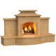 American Fyre Designs Grand Mariposa Outdoor Vented Fireplace - Image 3