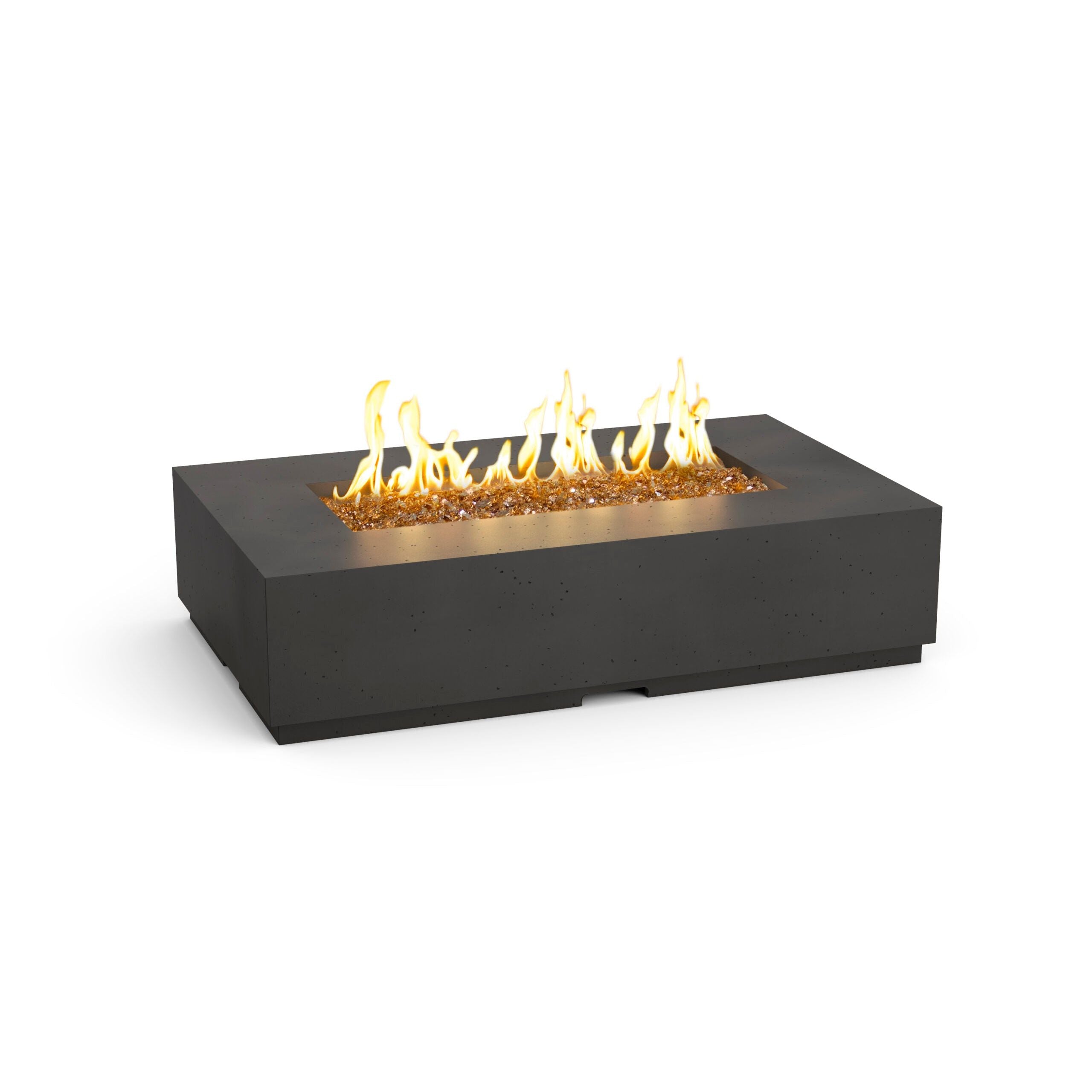 images American Fyre Designs 60'' Legend Rectangular Outdoor Fire Table - Image 1