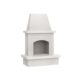 American Fyre Designs Contractor's Model Vented Fireplace White Concrete 040-11-A-WC-RBC - Image 2