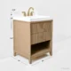 Ancerre 24” Momo Bathroom Vanity Oak Single Sink VTS-Momo-24-Oak-WQZ - Image 4