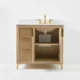 Ancerre 36” Turlington Bathroom Vanity Oak Single Sink VTS-Turlington-36-Oak-WQZ - Image 6