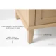 Ancerre 42” Hannah Bathroom Vanity Oak Single Sink VTS-Hannah-42-R-Oak-WQZ - Image 12