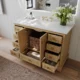 Ancerre 48” Audrey Bathroom Vanity Oak Single Sink Cabinet Set VTS-Audrey-48-Oak-WQZ - Image 4