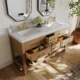 Ancerre 60” Audrey Bathroom Vanity Oak Double Sink VTS-Elizabeth-60-Oak-WQZ - Image 6
