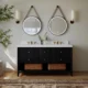 Ancerre 60” Momo Bathroom Vanity Oak Double Sinks VTS-Momo-60-Oak-WQZ - Image 13