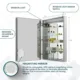 Aquadom Royale Plus 24'' × 36''  Left Hinge LED Lighted Medicine Cabinet - Image 9