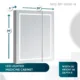 Aquadom Royale Plus 30'' × 36'' LED Lighted Medicine Cabinet - Image 14