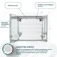 Aquadom Royale Plus 30'' × 36'' LED Lighted Medicine Cabinet - Image 16