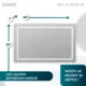 Aquadom SOHO 40'' × 36'' LED Lighted Bathroom Mirror - Image 9