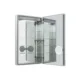 Aquadom Edge Royale 20'' × 32'' Right Hinge LED Lighted Medicine Cabinet - Image 4
