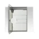 Aquadom Edge Royale 36'' × 32'' LED Lighted Triple Door Medicine Cabinet - Image 10
