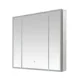 Aquadom Edge Royale 36'' × 32'' LED Lighted Triple Door Medicine Cabinet - Image 2