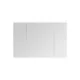 Aquadom Edge Royale 40'' × 32'' LED Lighted Triple Door Medicine Cabinet - Image 9
