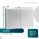 Aquadom Edge Royale 48'' × 32'' LED Lighted Medicine Cabinet - Image 10
