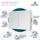 Aquadom Edge Royale 48'' × 32'' LED Lighted Medicine Cabinet - Image 9