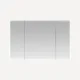 Aquadom Edge Royale 48'' × 32'' LED Lighted Triple Door Medicine Cabinet
