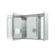 Aquadom Edge Royale 48'' × 32'' LED Lighted Triple Door Medicine Cabinet - Image 3