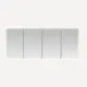 Aquadom Edge Royale 72'' × 32'' LED Lighted Medicine Cabinets