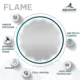 Aquadom Flame 36'' LED Lighted Bathroom Mirror - Image 8