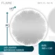 Aquadom Flame 36'' LED Lighted Bathroom Mirror - Image 7