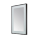 Aquadom Lexington 24''x 36'' x 2.28'' LED Lighted Slim Frame Mirror with Defogger Matte Black Finish - Image 4