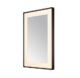 Aquadom Lexington 24''x 36'' x 2.28'' LED Lighted Slim Frame Mirror with Defogger Matte Black Finish - Image 9