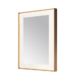 Aquadom Lexington 30''x 36'' x 2.28'' LED Lighted Slim Frame Mirror with Defogger Brushed Gold Finish - Image 3