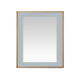 Aquadom Lexington 30''x 36'' x 2.28'' LED Lighted Slim Frame Mirror with Defogger Brushed Gold Finish - Image 4