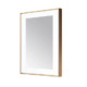 Aquadom Lexington 30''x 36'' x 2.28'' LED Lighted Slim Frame Mirror with Defogger Brushed Gold Finish - Image 7
