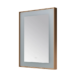 Aquadom Lexington 30''x 36'' x 2.28'' LED Lighted Slim Frame Mirror with Defogger Brushed Gold Finish - Image 9