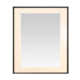Aquadom Lexington 30''x 36'' x 2.28'' LED Lighted Slim Frame Mirror with Defogger Matte Black Finish - Image 2