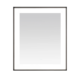 Aquadom Lexington 30''x 36'' x 2.28'' LED Lighted Slim Frame Mirror with Defogger Matte Black Finish - Image 5