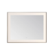 Aquadom Lexington 48''x 36'' x 2.28'' LED Lighted Slim Frame Mirror with Defogger Chrome Finish - Image 5