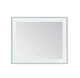 Aquadom Lexington 48''x 36'' x 2.28'' LED Lighted Slim Frame Mirror with Defogger Chrome Finish - Image 3