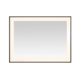 Aquadom Lexington 48''x 36'' x 2.28'' LED Lighted Slim Frame Mirror with Defogger Matte Black Finish - Image 7