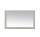 Aquadom Lexington 60''x 36'' x 2.28'' LED Lighted Slim Frame Mirror with Defogger Brushed Gold Finish - Image 4