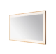 Aquadom Lexington 60''x 36'' x 2.28'' LED Lighted Slim Frame Mirror with Defogger Brushed Gold Finish - Image 7