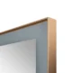 Aquadom Lexington 60''x 36'' x 2.28'' LED Lighted Slim Frame Mirror with Defogger Brushed Gold Finish - Image 10