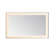 Aquadom Lexington 60''x 36'' x 2.28'' LED Lighted Slim Frame Mirror with Defogger Chrome Finish - Image 5
