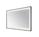 Aquadom Lexington 60''x 36'' x 2.28'' LED Lighted Slim Frame Mirror with Defogger Matte Black Finish - Image 8