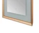 Aquadom Madison 24''x 36'' x 2.28'' LED Lighted Chamfer Frame Mirror with Defogger Chrome Brushed Gold Finish - Image 10