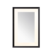 Aquadom Madison 24''x 36'' x 2.28'' LED Lighted Chamfer Frame Mirror with Defogger Matte Black Finish - Image 7