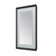 Aquadom Madison 24''x 36'' x 2.28'' LED Lighted Chamfer Frame Mirror with Defogger Matte Black Finish - Image 6