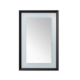 Aquadom Madison 24''x 36'' x 2.28'' LED Lighted Chamfer Frame Mirror with Defogger Matte Black Finish - Image 2